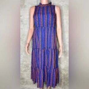 Oliphant Aztec Midi Maxi Dress Sz. XS